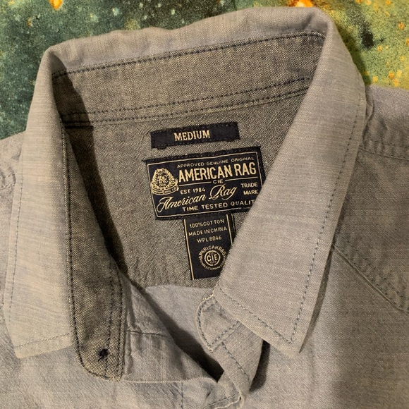 American Rag denim shirt - Picture 2 of 4